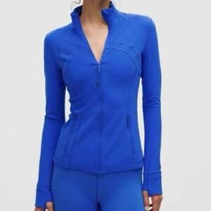 Vibrant Blue Women's Zip-Up Jacket